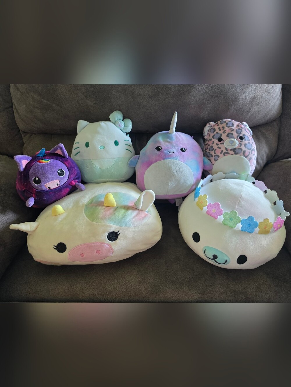 Squishmallows (5) And Mamegoma (1)